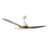 ACA Lighting stropn� sv�tidlo s ventil�torem stm�vateln� LED 132cm DC 40W p��rodn� s d�lkov�m ovl�d�n�m FANKVN30G