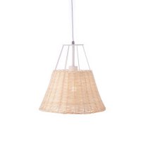 ACA Lighting závěsné svítidlo 1XE27 ratan + bílý kov D30XH120CM ZORBAS GN60P130WH ACA Lighting závěsné svítidlo 1XE27 ratan + bílý kov D30XH120CM ZORBAS GN60P130WH