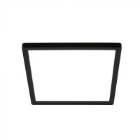 BRILONER Tava LED stropn� sv�tidlo, ploch�, p��m� a nep��m� osv�tlen�, 1900 lm, 16 W, �ern�, 24x24 cm 7516415