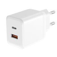 Solight 45W GaN fast charge USB-A + USB-C adapt�r DC78