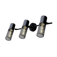 ACA Lighting n�st�nn� sv�tidlo 3XE27 �ern� kov 58X16X20CM ALCATRAZ OD603S58BK