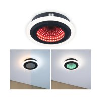 PAULMANN LED stropn� sv�tidlo Spaceglow RGB+ 230V 14W �ern� mat