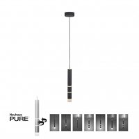 PAUL NEUHAUS LED z�v�sn� sv�tidlo, PURE-VEGA, �ern�, teple b�l� sv�tlo 3000K