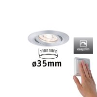 PAULMANN LED vestavn� sv�tidlo Nova mini Plus EasyDim v�klopn� 1x4,2W 2700K hlin�k 230V 929.74