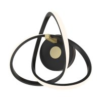 ZUMALINE MB9717-1-3BGN INDIGO nástěnné svítidlo černá-zlatá ZUMALINE MB9717-1-3BGN INDIGO nástěnné svítidlo černá-zlatá