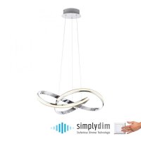 PAUL NEUHAUS LED závěsné svítidlo chrom stmívatelné paměťová funkce moderní SimplyDim 3000K PN 8291-17 PAUL NEUHAUS LED závěsné svítidlo chrom stmívatelné paměťová funkce moderní SimplyDim 3000K PN 8291-17