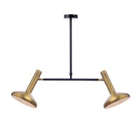 ACA Lighting z�v�sn� sv�tidlo 2XE27 �ern�+ mosaz 69X20XH92CM SHERLOCK AR4182P69BB