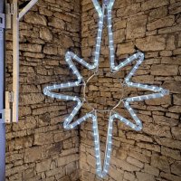 LED sv�teln� hv�zda na VO, 60x90 cm, ledov� b�l�