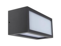 Deko-Light venkovn� n�st�nn� p�isazen� sv�tidlo Rilongo offen Up and Down, 1x max. 15 W E27, tmav�ed� 731227