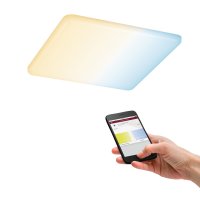 PAULMANN LED vestavn� sv�tidlo Veluna VariFit Zigbee m�niteln� b�l� 185x185mm IP44 15W 953.84