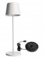 Deko-Light nabíjecí svítidlo - sada Canis bílá + nabíjecí základna 620199 Deko-Light nabíjecí svítidlo - sada Canis bílá + nabíjecí základna 620199