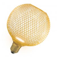 LEDVANCE DECOR LED FLAT GLOBE 125 GOLD 3.5W 827 Frosted E27 Non-DIM 4058075840089