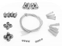 CENTURY LED KIT PLINE sada 4ks nerez lanka 100cm pro zav�en� LED PANELU PL-406040 40W CEN KIT-PLINE