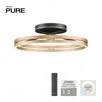 PAUL NEUHAUS LED stropn� sv�tidlo PURE Loop �ern�-mosaz d�lkov� ovlada� 2700-5000K PN 6552-68