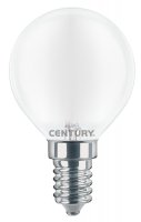 CENTURY LED FILAMENT MINI GLOBE SATEN 4W E14 6000K 470Lm 360d 45x80mm IP20 CEN INSH1G-041460