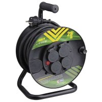 EMOS Gumov� prodlu�ovac� kabel na bubnu - 4 z�suvky 25m 1908242503