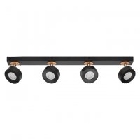 LEDVANCE LED n�st�nn� a stropn� bodov� sv�tidlo Pluto �ern� 4 spoty 4058075833456