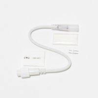 DecoLED Prodlužovací kabel pro dvoustranný LED Neon, IP67, 230V, 25 cm, bílý, samčí 2DN21 DecoLED Prodlužovací kabel pro dvoustranný LED Neon, IP67, 230V, 25 cm, bílý, samčí 2DN21