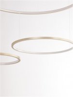 NOVA LUCE z�v�sn� sv�tidlo PURPLE zlat� nerez ocel a silikon LED 84W stm�vateln� 9210314