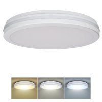 Solight LED osv�tlen� Gari, 44W, 3960lm, 3CCT, IP65, 40cm, b�l� WO821-W