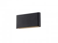 LED Venkovn� n�st�nn� sv�tidlo AZzardo Cremona M dark grey AZ2182 10W 476lm 3000K IP54 17,5cm tmav� �ed�