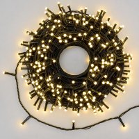 XmasKing LED �et�z 25m 500 LED sol�rn� / trafo 230V venkovn�, tepl� b�l� (LED sv�teln� �et�z venkovn�)