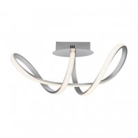 LEUCHTEN DIREKT is JUST LIGHT LED stropn� sv�tidlo, b�l�, stm�vateln�, IP20, do interi�ru krokov� stm�vateln� 3000K