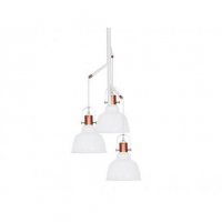 Z�v�sn� sv�tidlo AZzardo Darling 3 white glass AZ2146 E14 3x40W IP20 50cm b�l�