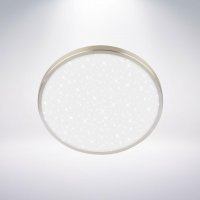 BRILONER Competo stropn� sv�tidlo pr.24 cm - 12W, 1300lm, LED, neutr�ln� b�l�, matn� nikl 3902012