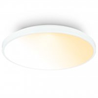 BRILONER Competo stropn� sv�tidlo pr.38 cm - 24W, 2600lm, stm�vateln�, d�lkov� ovlada�, CCT tepl�/neutr�ln� b�l�, b�l� 3906016