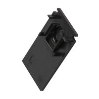 BIG WHITE (SLV) Koncov� krytka pro n�stavbovou li�tu hlub. 48 V TRACK �ern� 1006595