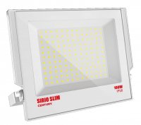 CENTURY LED reflektor SIRIO SLIM B�L� 100W 4000K 110d 230x270x28mm IP66 IK08