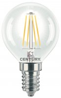 CENTURY LED FILAMENT MINI GLOBE �IR� 6W E14 2700K 806Lm 360d 45x76mm IP20 CEN INH1G-061427