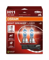 OSRAM H11 12V 55W PGJ19-2 NIGHT BREAKER LASER +150% v�ce sv�tla 2ks 64211NL-2HB