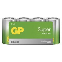 EMOS Alkalick� baterie GP Super D (LR20), 4 ks B01404