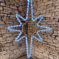 LED sv�teln� hv�zda na VO, 45x70 cm, ledov� b�l�