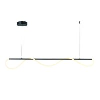 ACA Lighting z�v�sn� sv�tidlo LED 60W 3000K 3300lm WAVE �ern� kov IP20 190X6XH215CM ZM36LEDP190BK