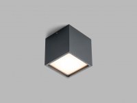 LED2 5111134DT Venkovn� stropn� sv�tidlo CUBE, A TRIAC 12W 3000K antracit