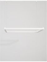 NOVA LUCE závěsné svítidlo ETERNA bílý hliník a akryl LED 40W 230V 3000K IP20 stmívatelné 9990733 NOVA LUCE závěsné svítidlo ETERNA bílý hliník a akryl LED 40W 230V 3000K IP20 stmívatelné 9990733