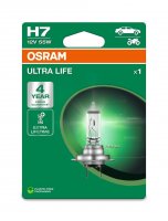 OSRAM H7 12V 55W PX26d ULTRA LIFE 4 roky z�ruka blistr 64210ULT-1BL