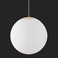 OSMONT ADR62234 ADRIA S5 HP z�v�sn� sklen�n� sv�tidlo mosaz le�t�n� / b�l� IP40 3000 K 65W LED