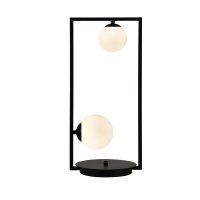 ACA Lighting stoln� lampa 2xG9 QUADRO �ern� + b�l� 25X12X54CM OD91252TB