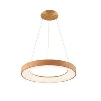 AZzardo SANTANA závěsné svítidlo LED 50W 2800lm 3000-6500K 60cm IP20, dřevěný dekor + ovladač AZzardo SANTANA závěsné svítidlo LED 50W 2800lm 3000-6500K 60cm IP20, dřevěný dekor + ovladač