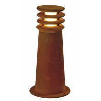 BIG WHITE RUSTY 40, venkovn� stojac� lampa, TC-DSE, IP55, kulat�, rezav� �elezo, pr./V 19/40 cm, max. 11�W 229020