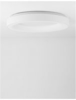 NOVA LUCE stropn� sv�tidlo RANDO THIN b�l� hlin�k a akryl LED 50W 230V 4000K IP20 stm�vateln� 9353850