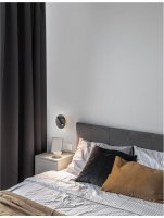 NOVA LUCE bodov� sv�tidlo PENOR �ern� ocel a hlin�k akryl vyp�na� na t�le LED Cree 9W 230V 3000K IP20 9081222