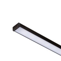 RENDL LED PROFILE G p�isazen� 1m �ern� matn� akryl/hlin�k R14087