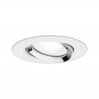 PAULMANN Vestavn� sv�tidlo LED Nova Plus kruhov� 1x6W GU10 b�l� mat chrom v�klopn� stm�vateln� 936.73 P 93673