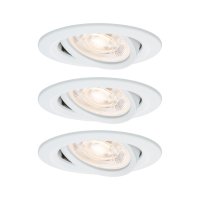 PAULMANN LED vestavn� sv�tidlo Nova GU10 Flat v�klopn� 3x4,9W 230V 2700K b�l� mat