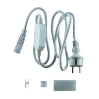 DecoLED Napájecí kabel pro D-TYP jednostranný LED Neon, IP67, 1,5 m, bílý DDNAC01 DecoLED Napájecí kabel pro D-TYP jednostranný LED Neon, IP67, 1,5 m, bílý DDNAC01